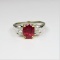 Exceptionally Fine Ruby and Diamond Ring