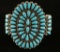 Zuni Turquoise Cluster Bracelet