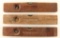 Lot of (3) Wooden Winchester Levels