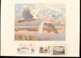 1986 Migratory Waterfowl Print by Leon Parson