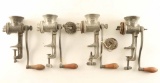 Lot of (4) Winchester Food Grinders