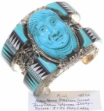 High End Navajo Carved Cuff