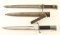 Lot of 2 Bayonets