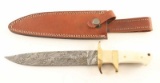 Kevin Johnson Damascus Steel Combat Fighting Knife