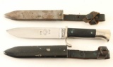 Third Reich Hitler Youth Knife Lot