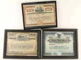 Vintage Stock Certificates