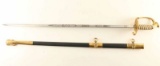 U.S. Naval Officers Sword.