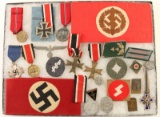 Collection of Third Reich Metals/ Insignia,