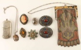 Jewelry Lot - Purse & Pins