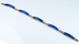 Rich Blue Lapis Lazuli Bracelet