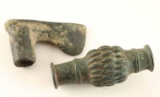 Lot of Two Ancient Luristan Bronze Artifacts