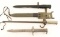 Lot of 3 Bayonets