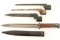 Lot of 4 Bayonets