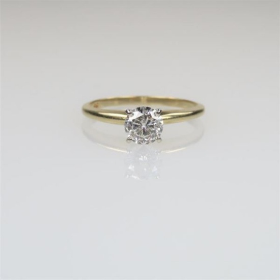 Brilliant Diamond Solitaire Ring