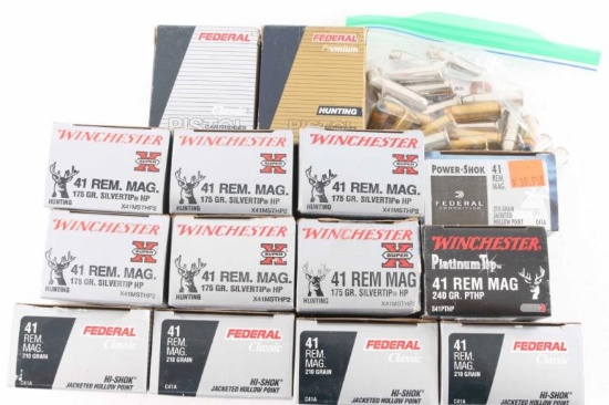 Lot of .41 REM MAG AMMO
