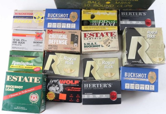 12 Gauge Buckshot Ammunition