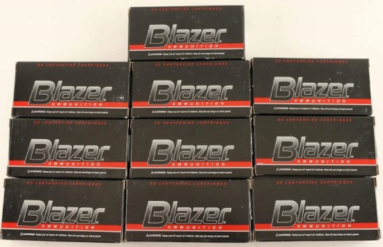 500 Rounds of Blazer 9mm Ammo