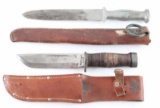 Lot of 2 fighting Knives.