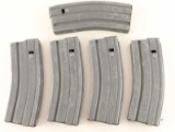 Lot of 5 Colt AR 15 Mags