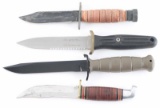 Lot of 4 Knives