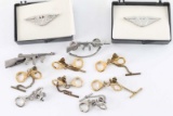 Lot of Gun Related Tie Pins