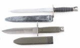 Lot of Two Swiss Bayonets.