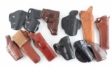 Lot of Leather Holsters