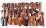 Large Lot of Leather Holsters