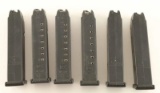 Lot of 6 Glock 17 Mags