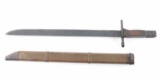 Late War Arisaka bayonet with Wood Scabbard.