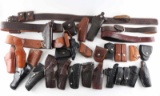 Large Lot of Duty Leather