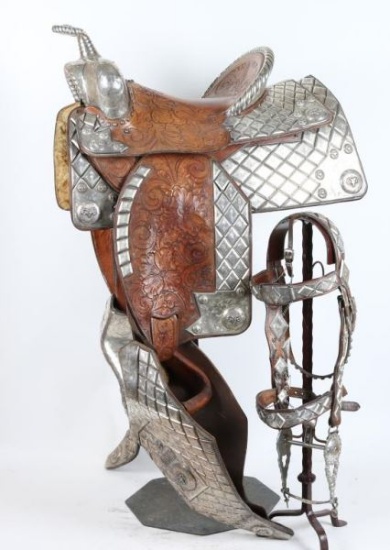 Fancy Silver Parade Saddle