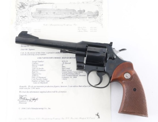 Colt Officer's Model Match 38 SPL #925123