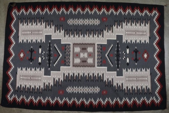Navajo Rug with Storm