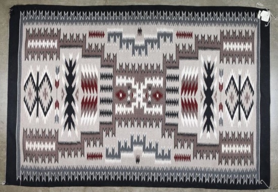 Navajo Rug with Storm Pattern