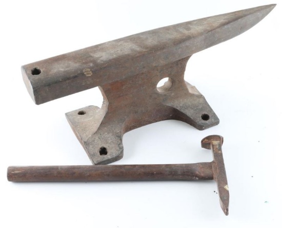 Antique Anvil & Hammer