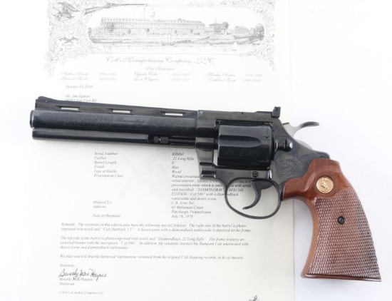 Colt Diamondback 22LR SN: R39861