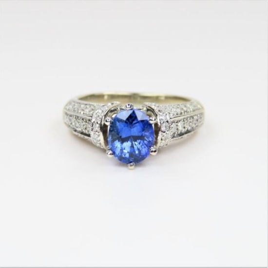 Dazzling Cornflower Blue Ceylon Sapphire