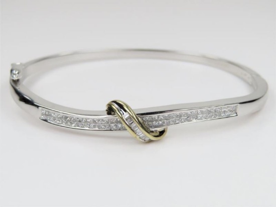 Sensational Diamond Bangle Bracelet