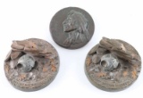 Lot of 3 Small Bronzes