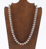 Sterling Navajo Pearls