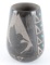 Blackware Hummingbird Pot