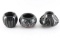 Lot of 3 Santa Clara Blackware Pots