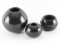 Lot of 3 Santa Clara blackware Pots