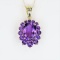 Beautiful Large Purple Amethyst Pendant