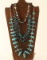 Lot of 3 Navajo Turquoise Necklaces