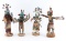 Lot of 4 Hopi Kachinas
