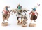 Lot of 4 Navajo Kachinas