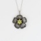 Irresistible Yellow Diamond Flower Pendant