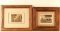 Collection of 2 Wanamaker Gravure